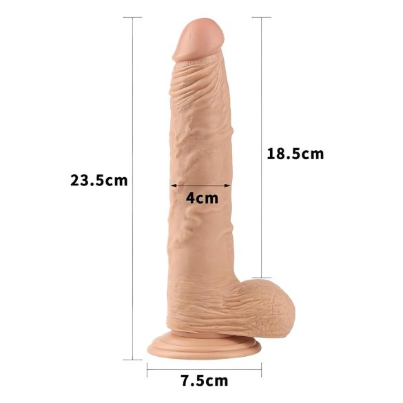 Lovetoy Real Extreme - Sugekoppdildo - 24cm