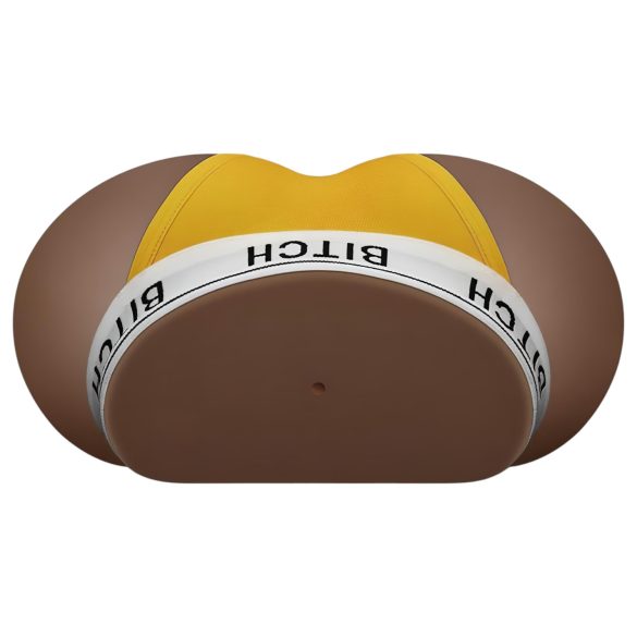 Lovetoy Streetgirl's 12 - realistisk vagina med truse (mørk hudtone)