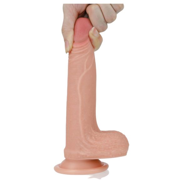 Lovetoy Natur Kuk - Dobbel lag naturlig dildo - 18cm