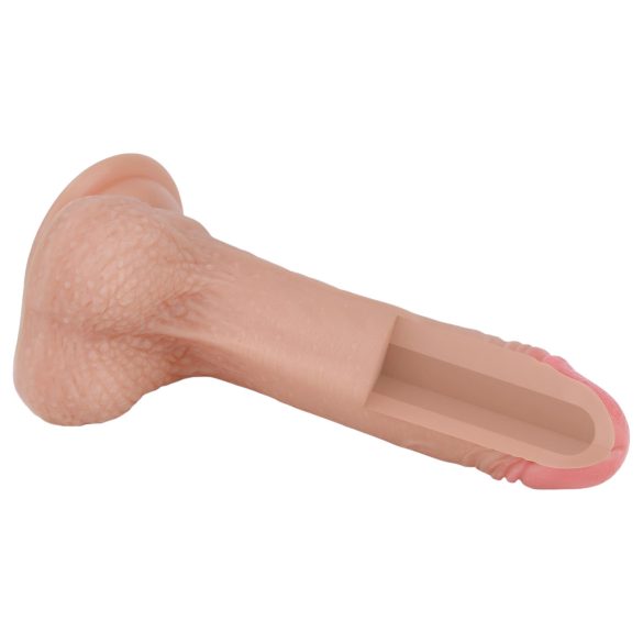Lovetoy Natur Kuk - Dobbel lag naturlig dildo - 18cm