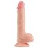 Lovetoy Natur Penisdildo med sugekopp - 21cm (hudfarge)