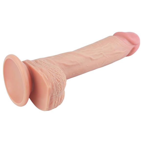 Lovetoy Natur Penisdildo med sugekopp - 21cm (hudfarge)