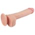 Lovetoy Natur Penisdildo med sugekopp - 21cm (hudfarge)