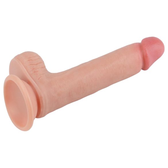 Naturtro dobbeltlags dildo - 20cm (naturlig)