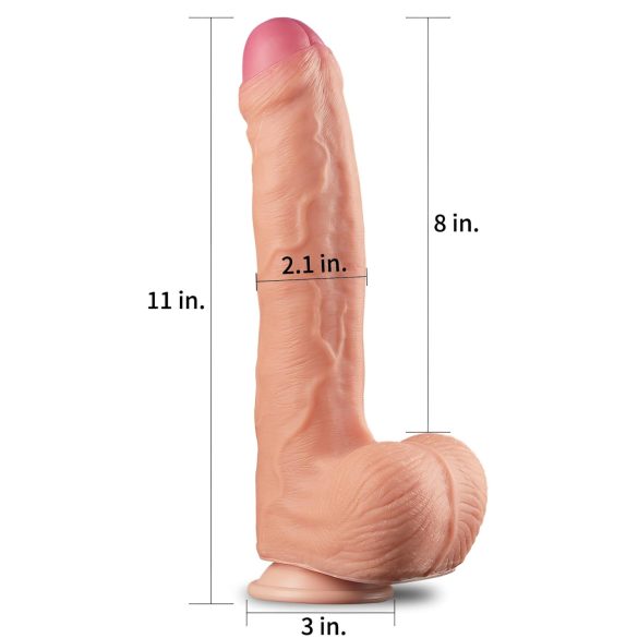 Lovetoy Nature - Realistisk Dildo 28cm (Naturlig)