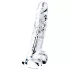 Lovetoy Flawless Clear - dildo med sugekopp - 19 cm (gjennomsiktig)