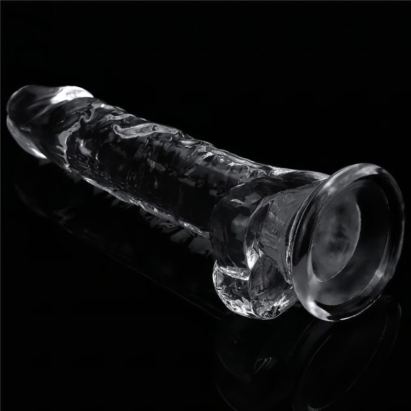 Lovetoy Flawless Clear - sugekoppdildo - 19 cm (gjennomsiktig)