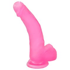 Lovetoy Jelly Studs - rosa sugekoppdildo 20cm Lovetoy Jelly Studs - rosa sugekoppdildo 20cm