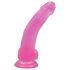 Lovetoy Jelly Studs - rosa sugekoppdildo 20cm