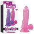 Lovetoy Jelly Studs – sugekoppsdildo – 15 cm (rosa)