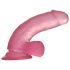 Lovetoy Jelly Studs – sugekoppsdildo – 15 cm (rosa)