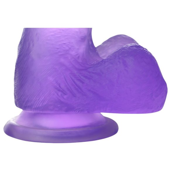 Lovetoy Jelly Studs - sugekopp dildo - 15cm (lilla)