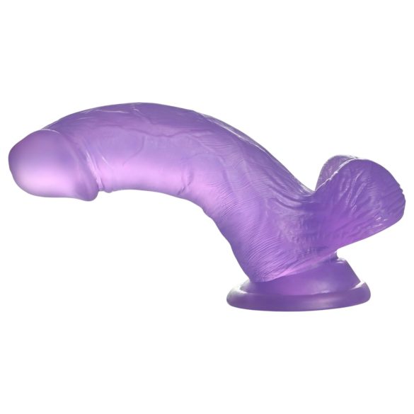 Lovetoy Jelly Studs - sugekopp dildo - 15cm (lilla)