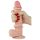 Lovetoy Sliding-Skin dobbel lag dildo - 21 cm (naturlig)