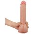 Lovetoy Sliding-Skin tolagbar dildo - 23cm (naturlig)