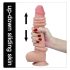 Lovetoy Sliding-Skin tolagbar dildo - 23cm (naturlig)