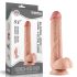 Lovetoy Sliding-Skin tolagbar dildo - 23cm (naturlig)
