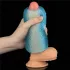 Lovetoy Training Master - tosidig riflet masturbator (blå)