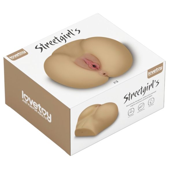 Lovetoy Streetgirl - Naturtro fitte og rumpe-torso