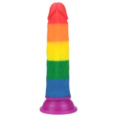 Lovetoy Prider - Naturlig dildo - 19cm (Regnbue)