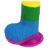 Lovetoy Prider - naturtro dildo med testikler - 20 cm (regnbue)