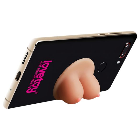 Lovetoy - mobilholder med sexy brystdesign (naturlig)