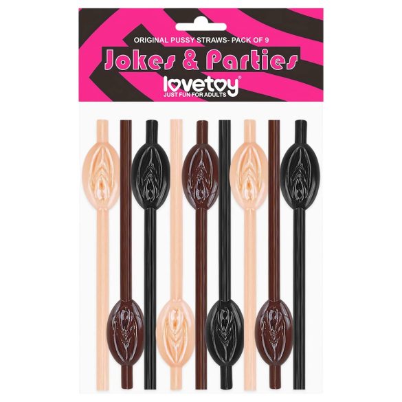 Lovetoy - saftige sugerør (hud-brun-svart)