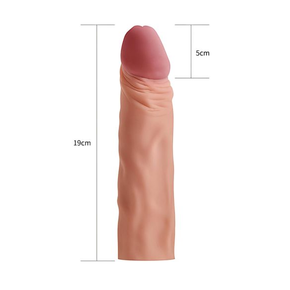 Lovetoy Pleasure X-tender - 19 cm nytelse!