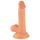 Mr. Rude - Naturtro dildo med sugekopp og testikler - 17 cm