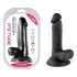 Mr. Rude - Naturtro dildo med sugekopp - 17cm (svart)