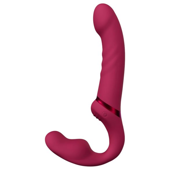 LOVENSE Lapis - trådløs, stroppeløs strap-on vibrator (rød)