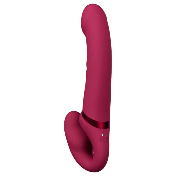 LOVENSE Lapis - trådløs, stroppeløs strap-on vibrator (rød)