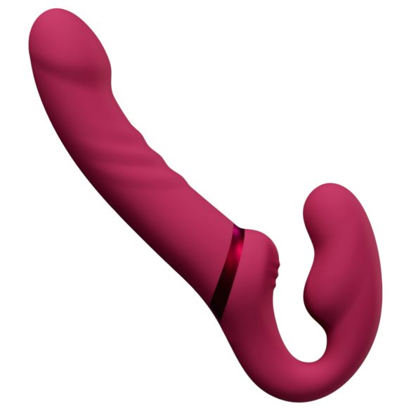 LOVENSE Lapis - trådløs, stroppeløs strap-on vibrator (rød)