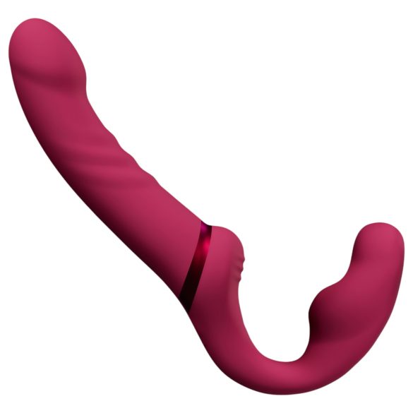 LOVENSE Lapis - trådløs, stroppeløs strap-on vibrator (rød)