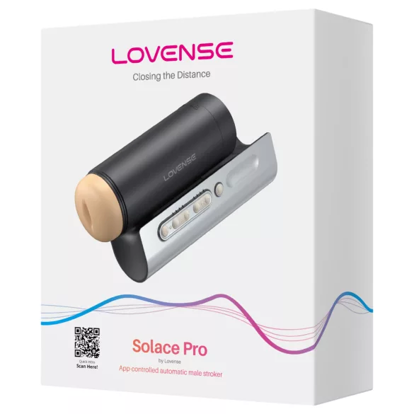 Lovense Solace Pro - App-styrt masturbator for menn (svart)