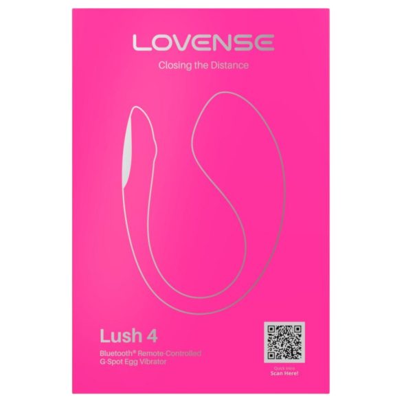 LOVENSE Lush 4 - smart vibrerende egg (rosa)