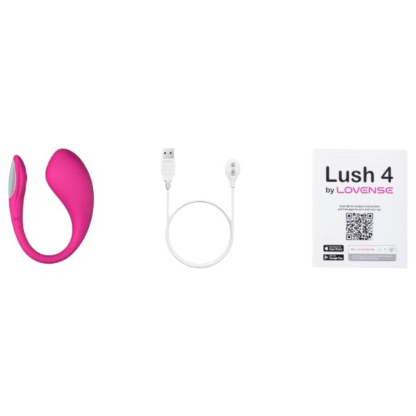 LOVENSE Lush 4 - smart vibrerende egg (rosa)