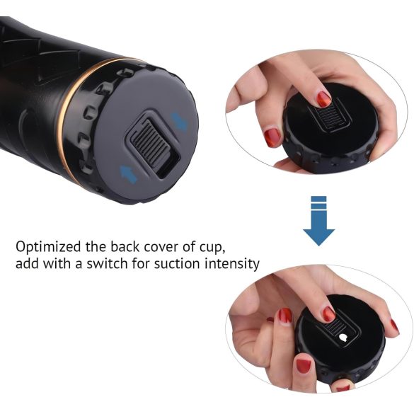 Tracy's Dog Cup - Realistisk rumpe masturbator (sort-natur)