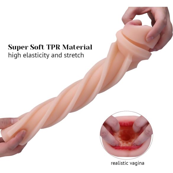 Tracy's Dog Cup - Realistisk rumpe masturbator (sort-natur)