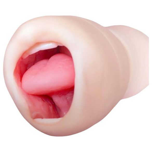 Tracy's Dog Cup - naturtro munnmasturbator med tenner (naturlig)