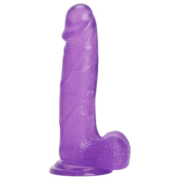 Tracy's Dog Jelly 8 - sugekopp, testikkel-dildo (lilla)