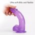 Tracy's Dog Jelly 8 - sugekopp, testikkel-dildo (lilla)