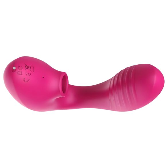 Tracy's Dog 2 - luftbølgevibrator 2-i-1 (rosa)