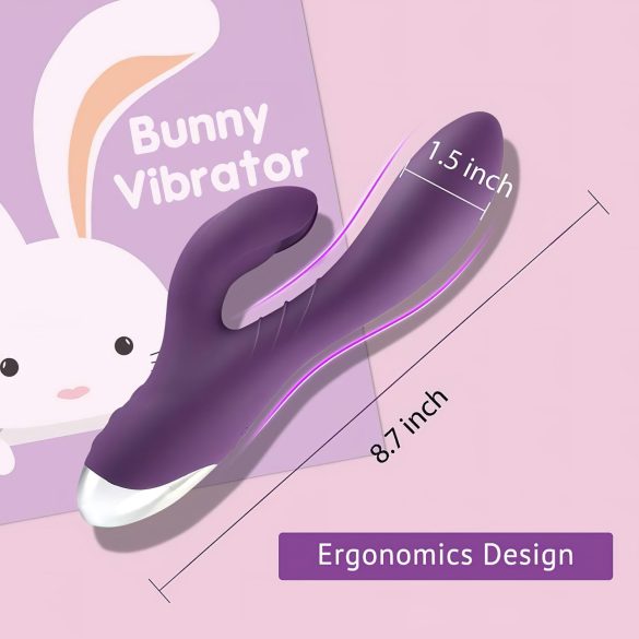 Tracy's Dog Rabbit - vanntett klitorisvibrator (lilla)