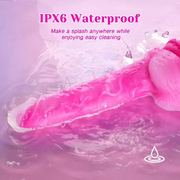 Tracy's Dog Jelivoy-Mid - realistisk vibrator - 20 cm (rosa)