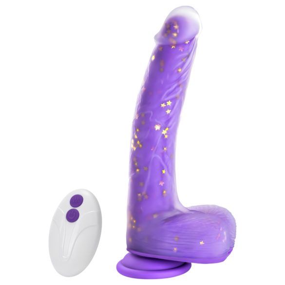 Tracy's Dog Jelivoy - realistisk vibrator - 22 cm (lilla)