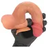 FeelSkin - ultrarealistisk dildo med testikler - natur (21 cm)