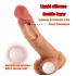 FeelSkin - ultrarealistisk dildo med testikler (natur, 17 cm)