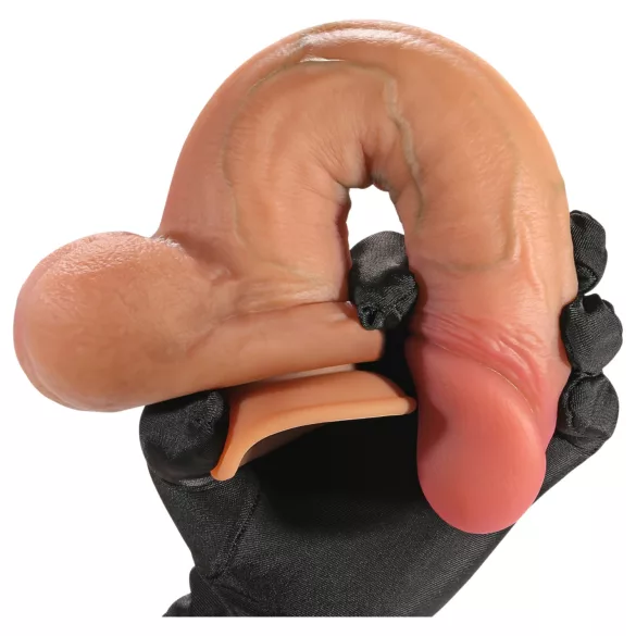 FeelSkin - ultrarealistisk dildo med testikler - naturtro (23 cm)