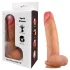FeelSkin - ultrarealistisk dildo med baller (natur, 22 cm)